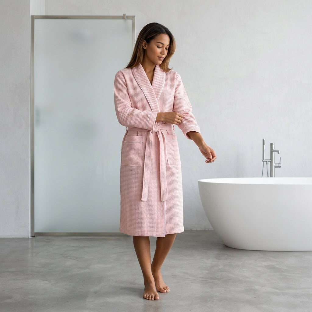 Soho Unisex Pike Bornoz  Şık ve Konforlu Banyo Bornozu