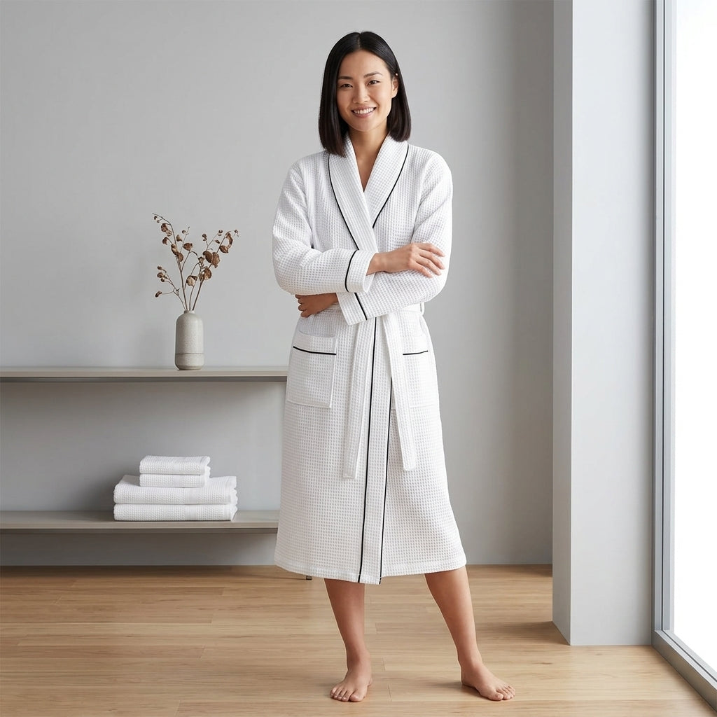 Soho Unisex Pike Bornoz  Şık ve Konforlu Banyo Bornozu